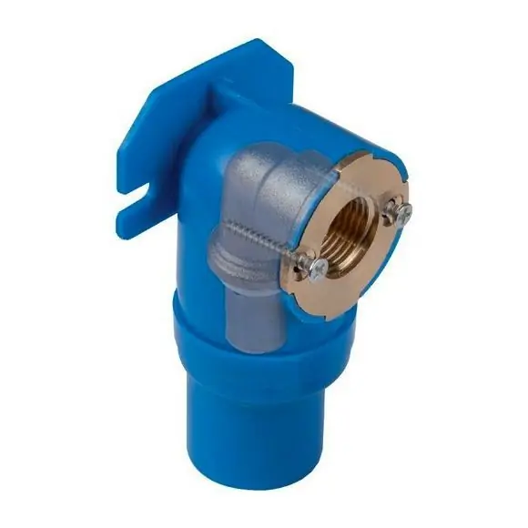 Paiement Sécurisé Coude sortie de cloison courte – Tube PER Ø16 – Femelle 1/2&Prime; (15/21)