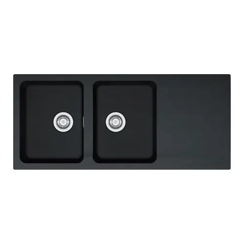Évier ORION OID 621 Carbone (Sous-meuble 80 cm) 1160 x 510 mm - réversible - Franke Commander Maintenant