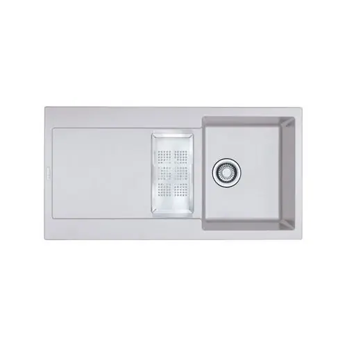 Évier MARIS FRAGANIT MRG 651 - Platinum (Sous-meuble 60 cm) 970 x 500 mm - réversible - Franke Vente Flash