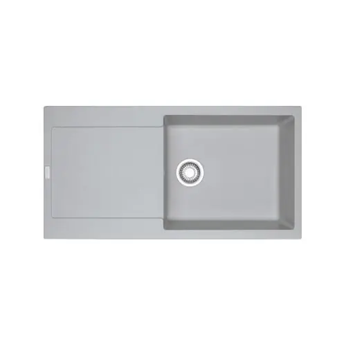 Évier MARIS FRAGANIT MRG 611-XL Platinum (Sous-meuble 60 cm) 970 x 500 mm - réversible - Franke Réduction