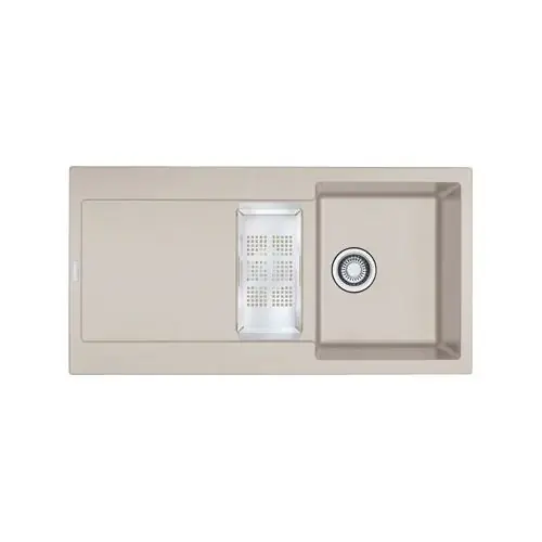 Prix Promo Évier MARIS FRAGANIT MRG 651 - Café crème (Sous-meuble 60 cm) 970 x 500 mm - réversible - Franke