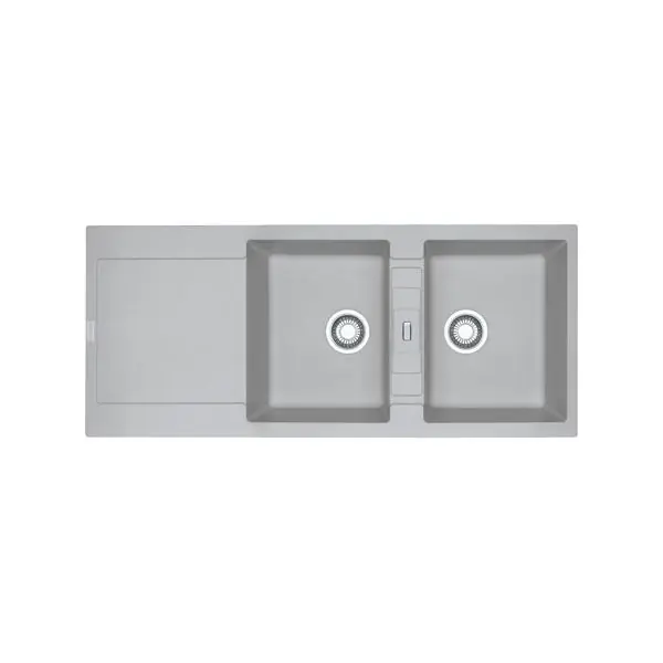 Quantité Limitée Évier MARIS FRAGANIT MRG 621 - Platinum (Sous-meuble 90 cm) 1160 x 500 mm - Réversible - Franke