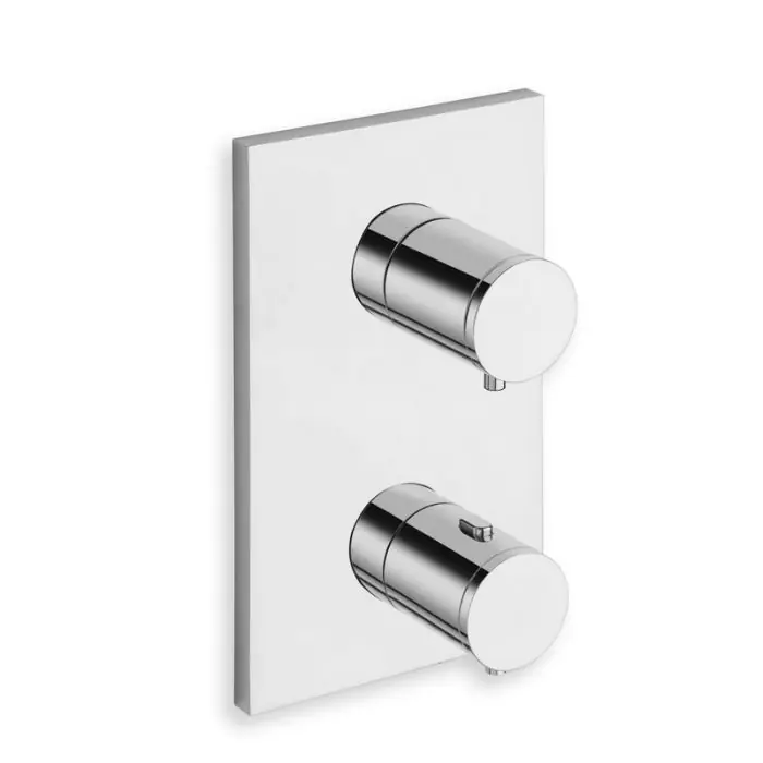 Facade thermostatique douche encastré TRIVERDE Chromé (2 sorties) – Cristina Ondyna XT85251 Seulement Aujourd&rsquo;hui