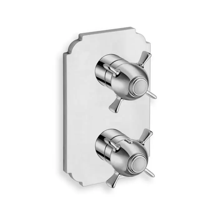Facade thermostatique douche encastré CHAMBORD Chromé (3 sorties) – Cristina Ondyna XC85351 Prix Promo