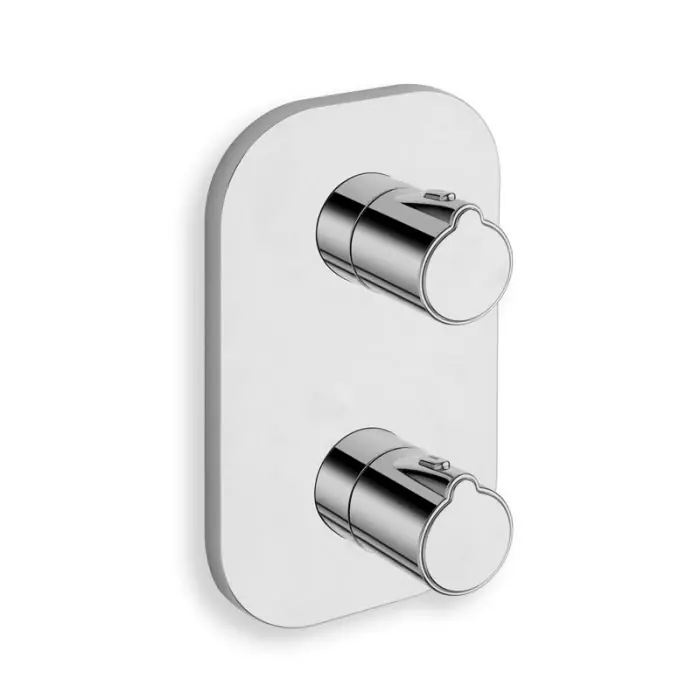 Commander Maintenant Facade thermostatique douche encastré NEW DAY Chromé (1 sortie) – Cristina Ondyna XE85151