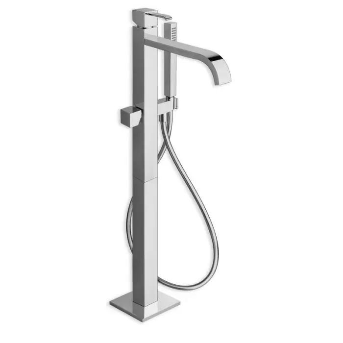 Prix Choc Mitigeur Monocolonne sur pied bain/douche QUADRI chromé - Cristina Ondyna QM18951