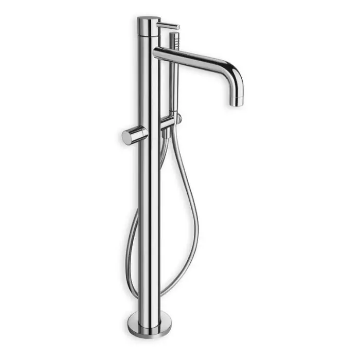 Mitigeur Monocolonne sur pied bain/douche TRIVERDE chromé – Cristina Ondyna TV18951 Top Vente