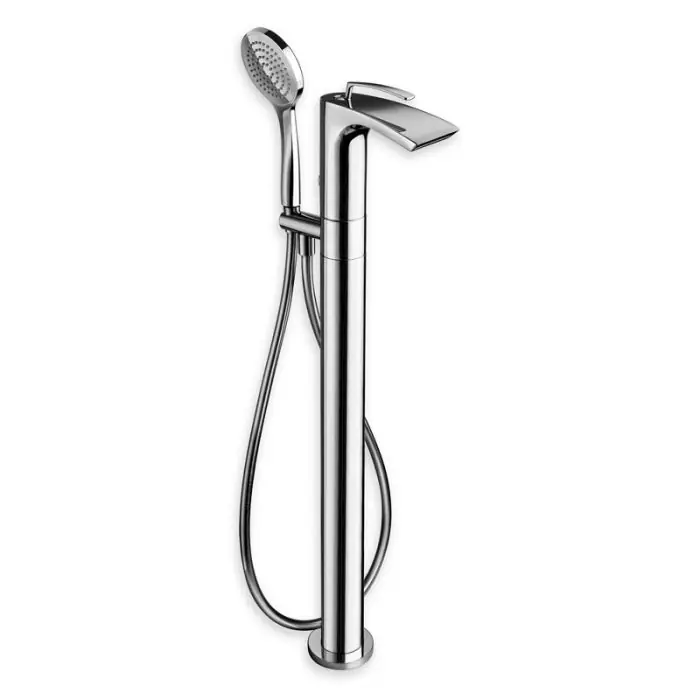 Super Prix Mitigeur Monocolonne sur pied bain/douche BOLLICINE chromé - Cristina Ondyna BO18951
