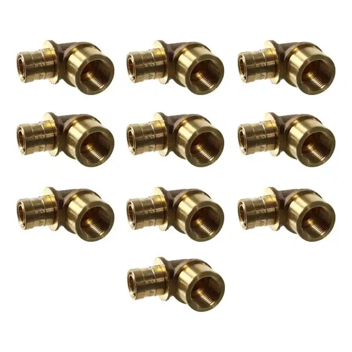 Lot de 10 Coudes PER à glissement Ø16 - Femelle fixe 3/8" (12/17) - IBP Bänninger Marque