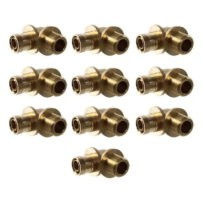 Dernière Chance Lot de 10 Coudes PER à glissement Ø16 – Mâle fixe 3/8&Prime; (12/17) – IBP Bänninger