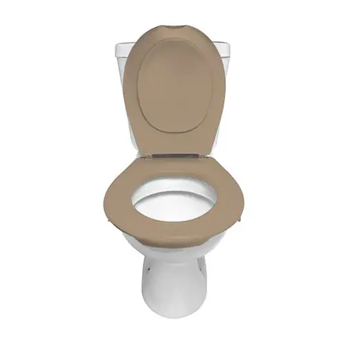 Lunette + Abattant WC Clipsable beige sable – Fabrication Française – Papado Satisfait Ou Remboursé