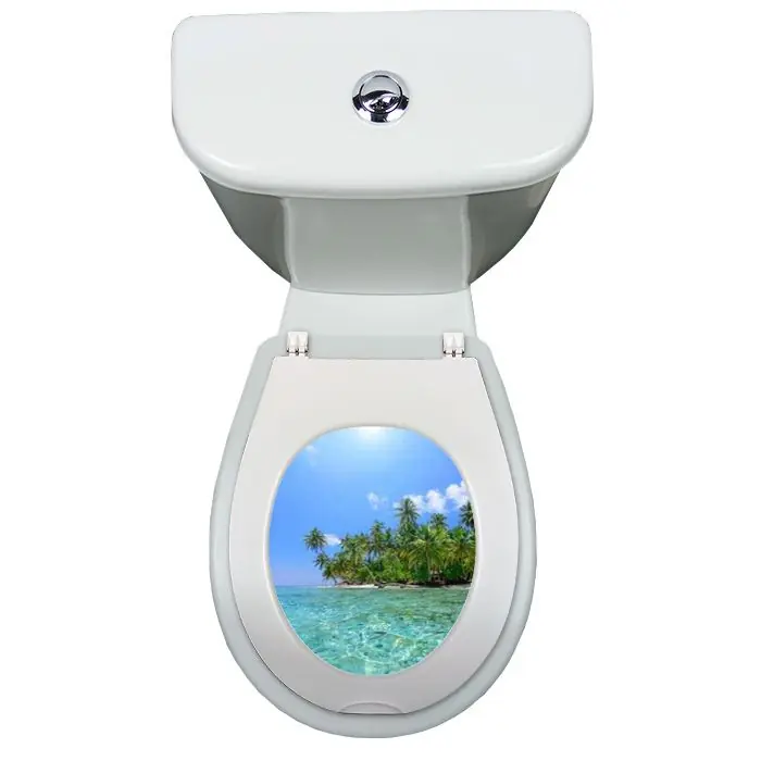 Certifié Sticker WC PAPADO « Caraïbes »