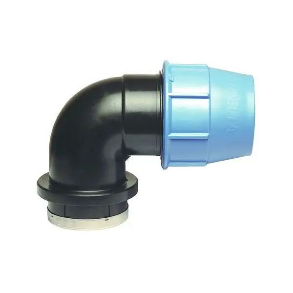 Coude polypropylène 90° ACS pour PE ou PEHD Ø32 - Sortie Femelle 3/4" (20/27) - Somatherm Réduction