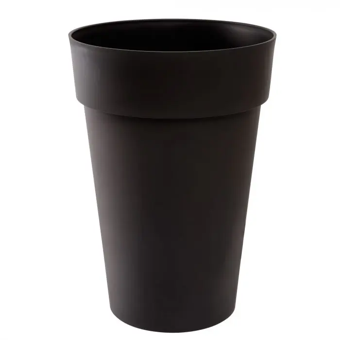Nouvel Arrivage Vase haut Toscane POP Ø45 x 65 cm rond - 67 litres - gris anthracite - EDA
