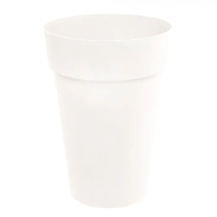 Vase haut Toscane POP Ø45 x 65 cm rond - 67 litres - blanc - EDA Promotion Saisonnière