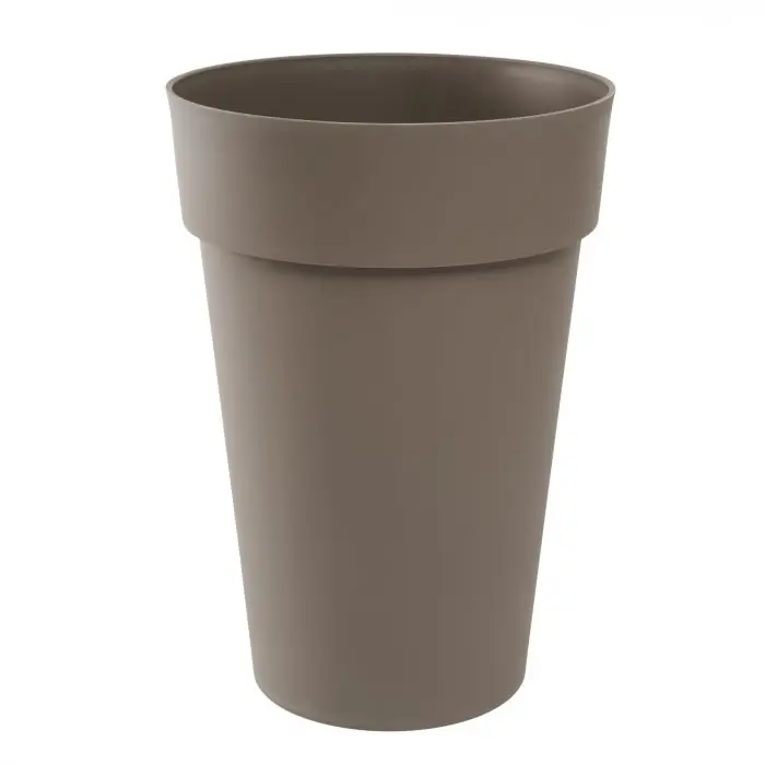 Vase mi-haut Toscane POP Ø45 x 65 cm rond – 67 litres – taupe – EDA Prix Cassé