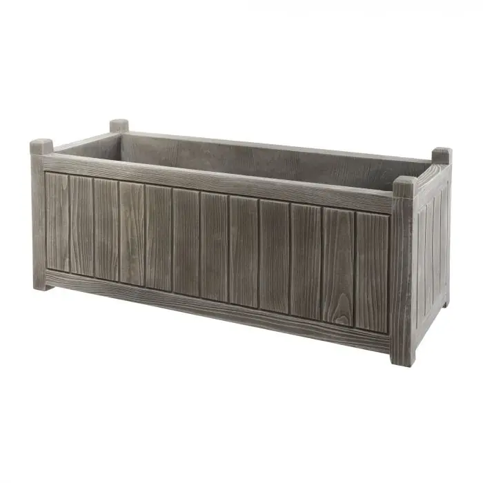 Jardinière CHARME Gris cérusé 119 x 50 x 50cm - 155L Expédition Rapide