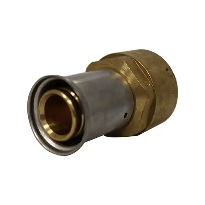 Raccord multicouche à sertir BE droit femelle (33/42) 1‘‘ 1/4- Ø32x3,0 HENCO Vente Directe