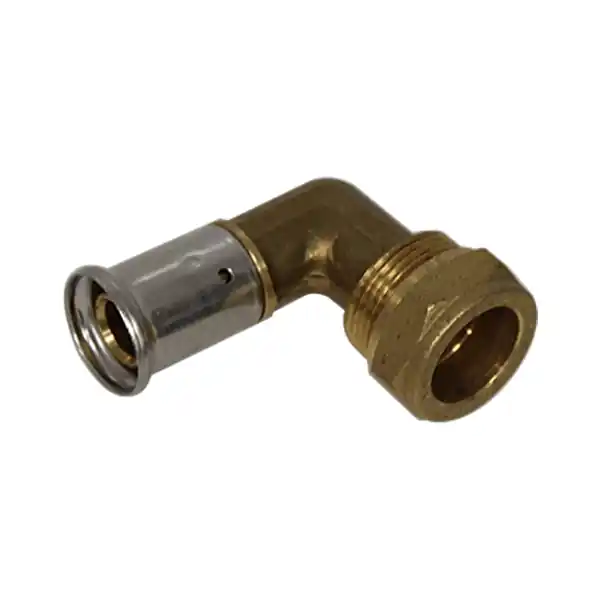 Coude Adaptateur Multicouche laiton à sertir 20×2.0 – Cuivre Ø22 compression Nouvelle Collection