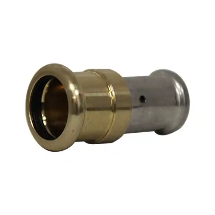Marque Manchon adaptateur cuivre à sertir Ø22 (profil V,M, SA) vers multicouche 20x2.0 - Henco