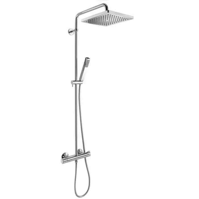Acheter Direct Colonne de douche thermostatique THETA CUBE 250 Chromé – Cristina Ondyna