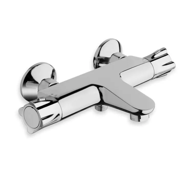 Robinet thermostatique Bain/douche NF THETA chromé, poignée métal - Cristina Ondyna Certifié