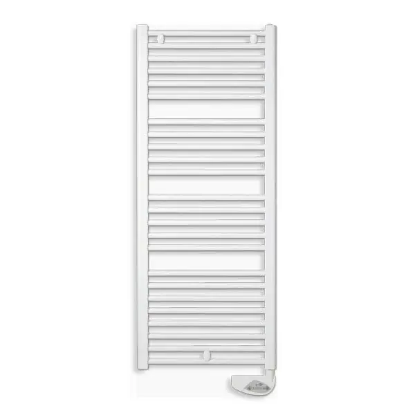 Offre Du Jour Sèche-serviettes électrique acier TAHITI Blanc 1000W + Soufflant Speed‘Air – 1530 x 600 mm – Finimetal