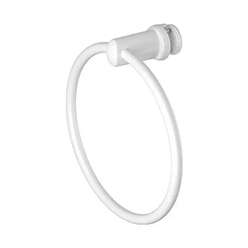 Seulement Aujourd'hui Porte-serviettes anneau blanc pour radiateur sèche-serviettes tubes plats