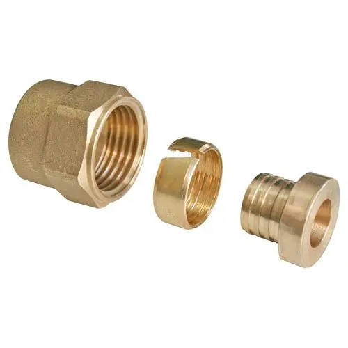 Bon Marché Raccord à compression tube PER Ø20 - Femelle écrou libre 3/4" (20/27) - Somatherm