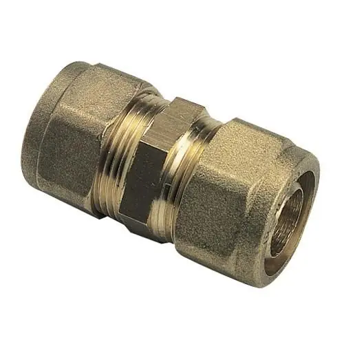 Raccord à compression tube PER Ø12 - Manchon égal - Somatherm Achat Immédiat