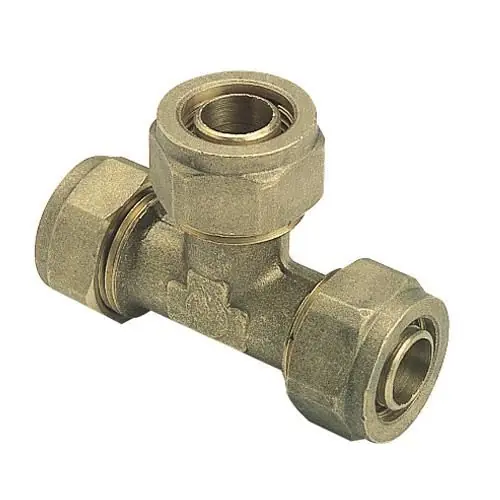 Achetez Aujourd'hui Raccord à compression tube PER Ø16 - Té égal - Somatherm