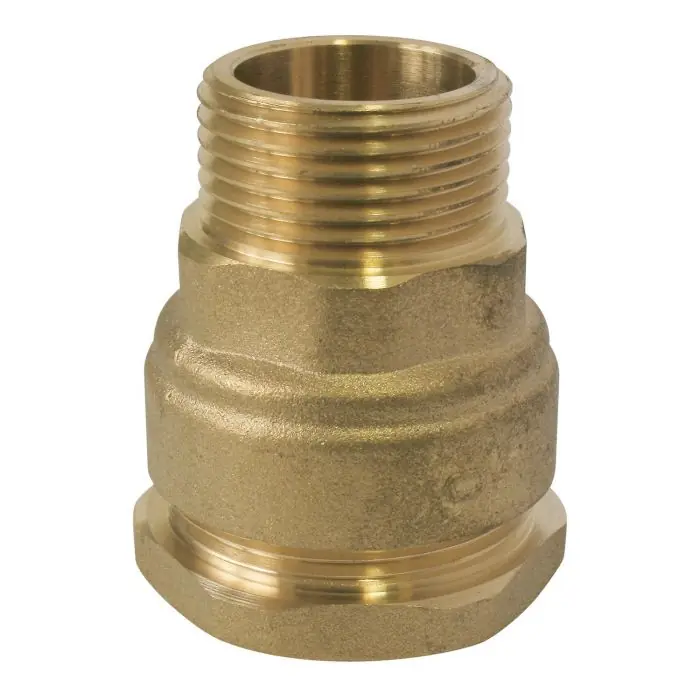 Soldes Raccord laiton droit réduit mâle 1/2" (15/21) pour tube PE Ø25 - Somatherm