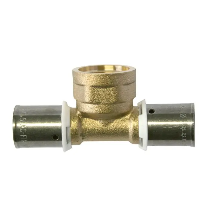 Té PER à sertir Ø20 – Femelle 1/2&Prime; (15/21) – Ø20 – IBP Bänninger Super Prix