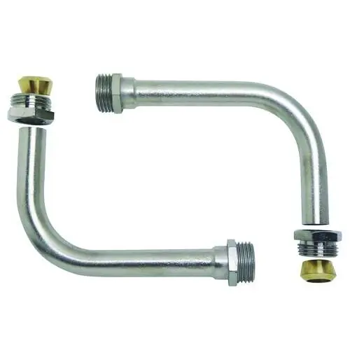 Kit canne de raccordement arrière radiateur à visser Mâle 1/2" (15/21) - Somatherm Vente Flash