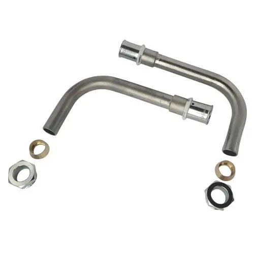 Kit canne de raccordement arrière radiateur PER à sertir Ø16 - Somatherm Jusqu'à Épuisement Des Stocks