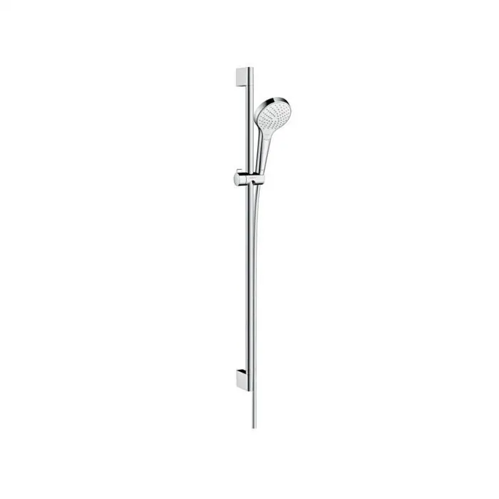 Set Croma Select S 110 Vario EcoSmart / Unica‘Crometta 0,90m blanc chromé Hansgrohe Achat Immédiat