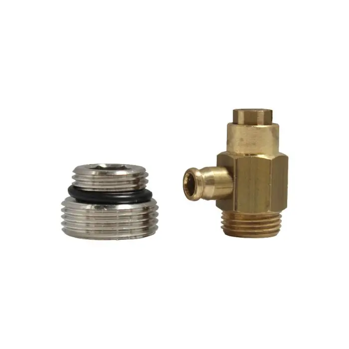 Prix Promo Robinet vidange brut à pointeau + joint torique 3/8" (12/17) - Somatherm
