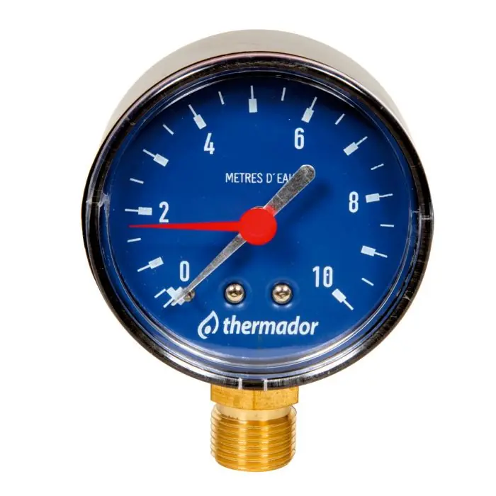 THERMADOR Hydromètre RADIAL Mâle 3/8&Prime; (12/17) – Ø63mm-Pression 0 à 10 mce Prix Cassé