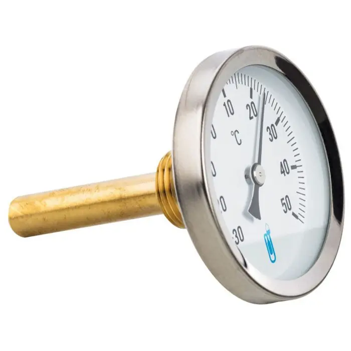Prix Bas Thermomètre à plongeur 100 mm Axial -30°C à +50°C - Ø80 mm - Thermador