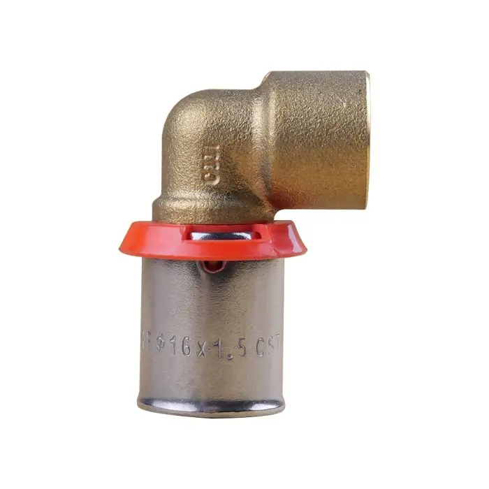 Meilleur Prix Coude 90° PER à sertir Ø16×1,5 – tube cuivre 14 à souder – IBP Bänninger