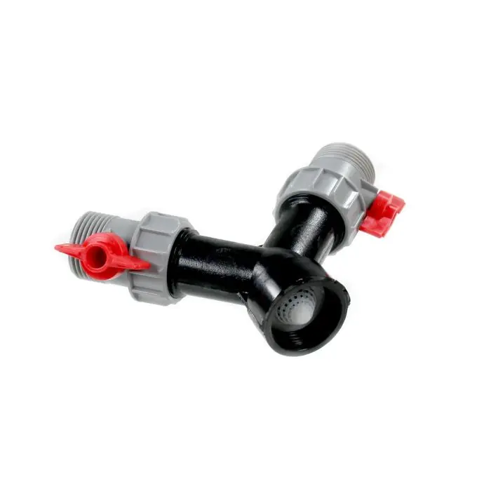 Vente Flash Nez robinet de jardin mâle 2 sorties avec vannes filetage 3/4