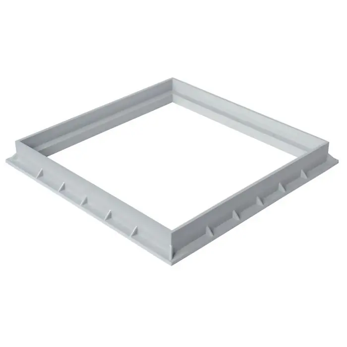 Meilleur Choix Cadre polypropylène 200 x 200 mm - Gris - First Plast