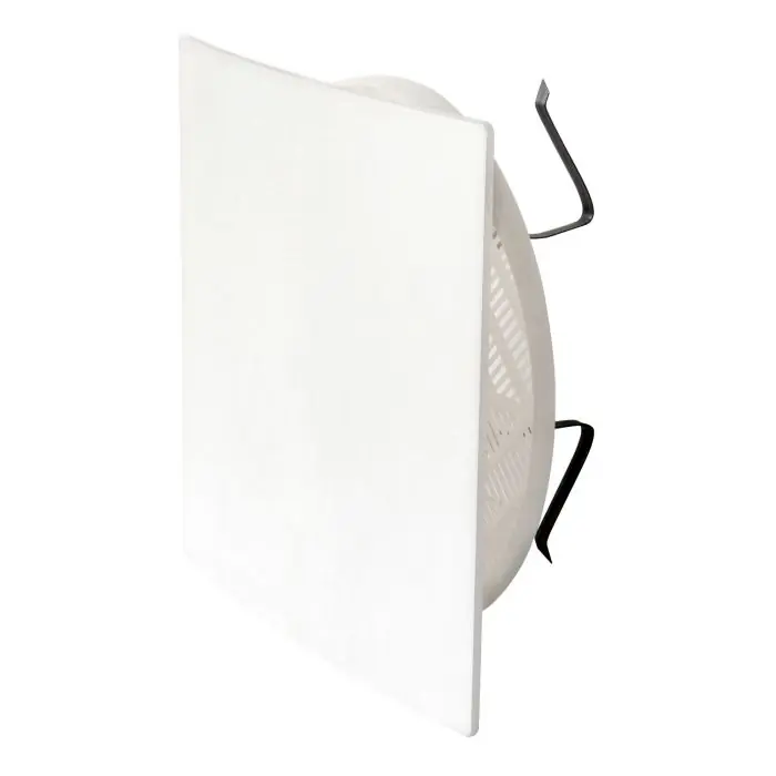Grille 166 x 166 mm à clipser avec plaque carrée + moustiquaire - First Plast Expédition Rapide