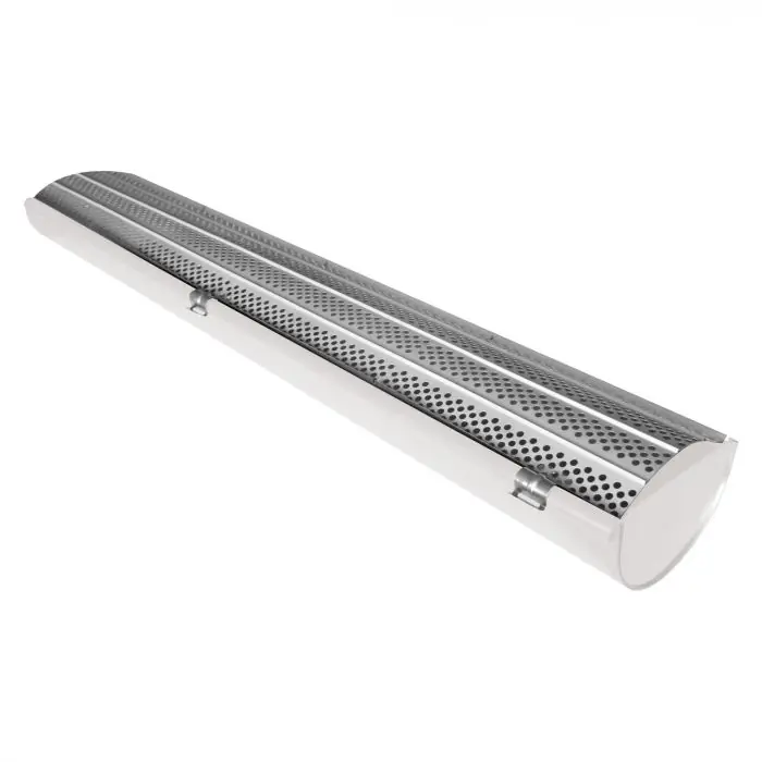 Nouvel Arrivage Parefeuilles pour gouttières 25 - Alu laqué aspect Zinc - Longueur 1 m