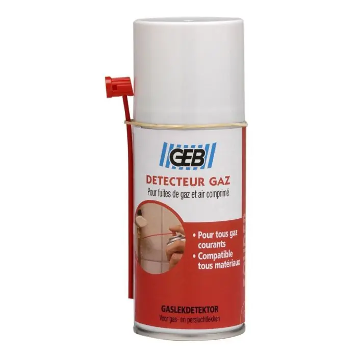 Vente Directe Détecteur de gaz 125 ml aérosol GEB