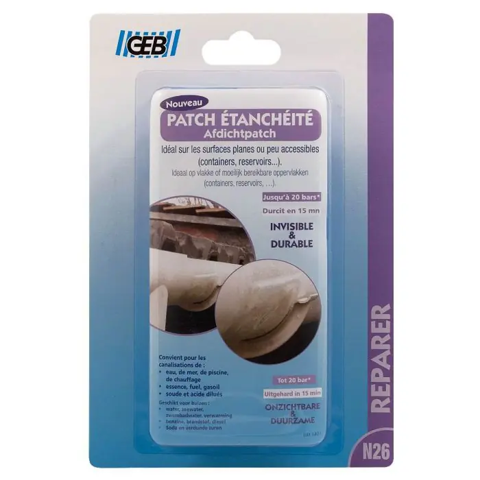 Authentique Patch de réparation d‘étanchéité résine epoxy