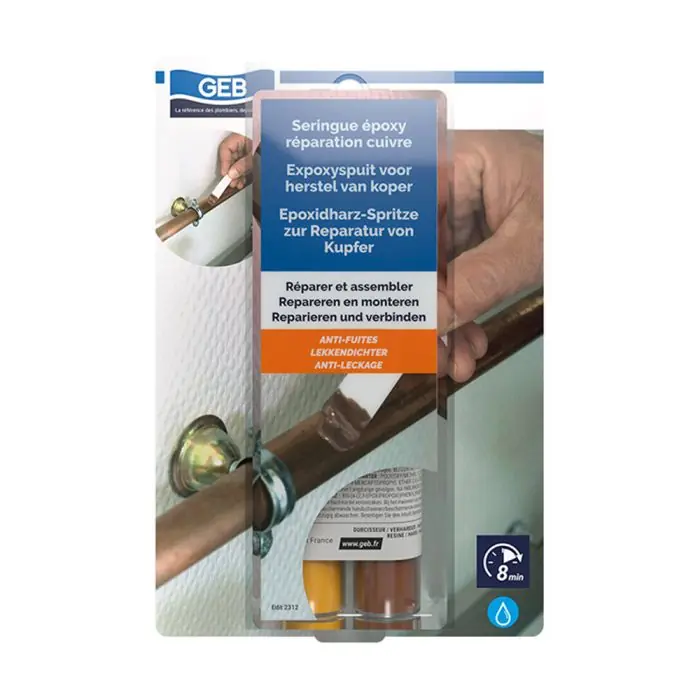Nouvelle Collection Seringue époxy pour réparation cuivre