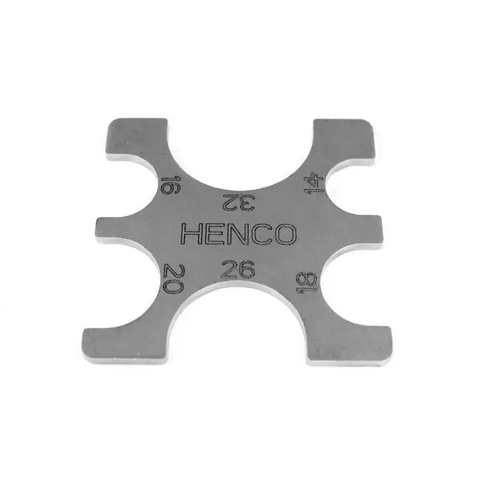 Outil HENCO pour contrôler la précision d‘un sertissage Ø14-32 Vente Directe