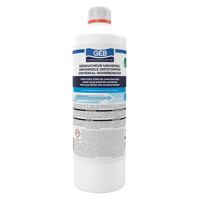 Déboucheur Universel liquide à base de soude 1L Prix Choc