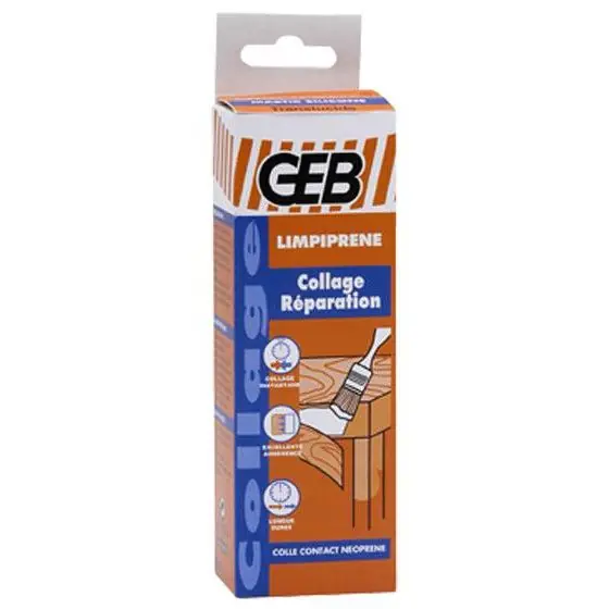 Colle de contact néoprène tous matériaux LIMPIPRENE 125 ml Expédié Aujourd'hui